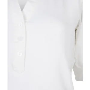 Esqualo T-shirt: Off White, fijne rib ( ESQ.227 )