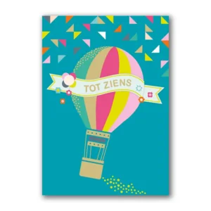Kaart - Tot ziens, luchtballon - ME - GBE.2972