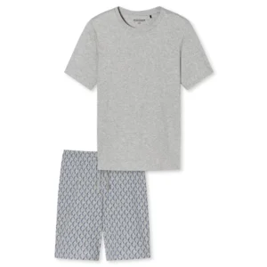 Schiesser – Fine Interlock – Pyjama – 181171 – Grey Melange