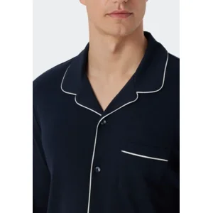 Schiesser – Fine Interlock - Pyjama – 179296 – Dark Blue