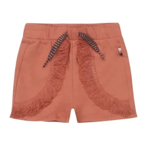 Dirkje Meisjes babykleding - Bruine Short Dusty Rust