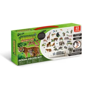 MuurstickerBox Jungle Dieren 65- delig