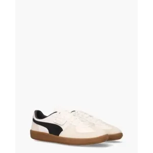 Puma Palermo Lth Wit/Zwart Damessneakers