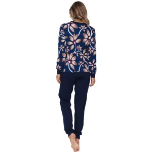 Pastunette dames pyjama: Blauw, interlock katoen ( PAS.144 )