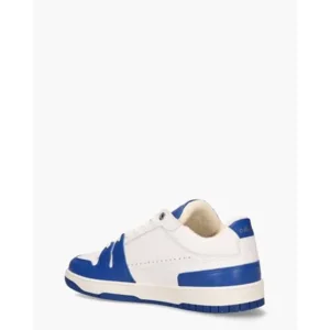 Mercer The Brooklyn M Wit/Kobaltblauw Herensneakers