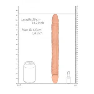 RealRock Dubbele Dildo 36 cm
