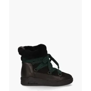 Serafini Moon ZV Zwart Dames Veterboots