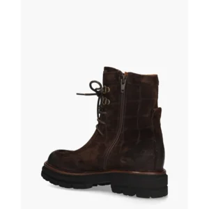 Mat:20 7357 Donkerbruin Dames Veterboots
