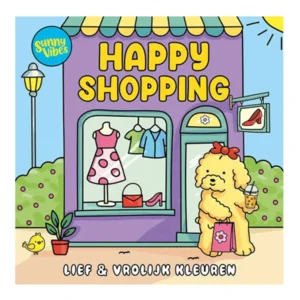 Boek - Kleurboek - Sunny vibes - Happy shopping