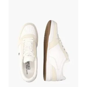 Polo Ralph Lauren Polo Court Wit/Beige Herensneakers