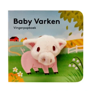 Boek - Vingerpopboek - Baby varken