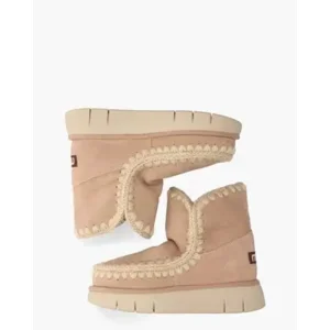 Mou Eskimo 18 Bounce Beige Dames Enkelboots