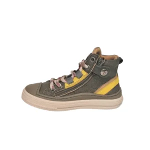 Zecchino d'Oro Sneaker F13-4318 Kaki/geel 29