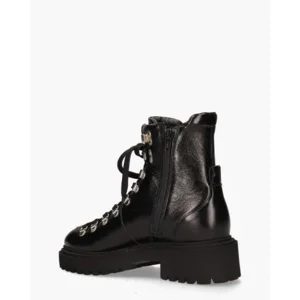 Nubikk Frankie Mountain Zwart Dames Veterboots