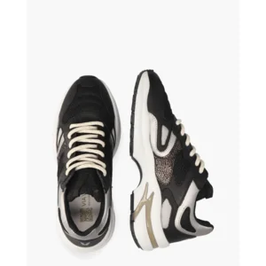 Via Vai Vesper Due Zwart Damessneakers
