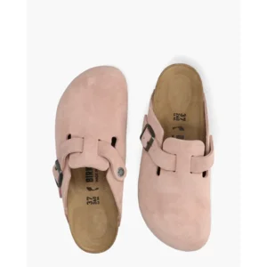 Birkenstock Boston BS Roze Damesslippers