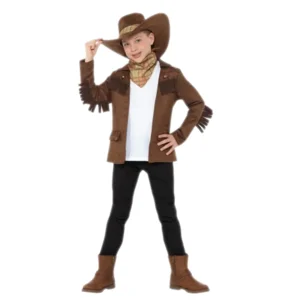Kostuum - Sheriff - Bruin - mt.116/128
