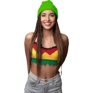 Muts - Neon groen - Retro