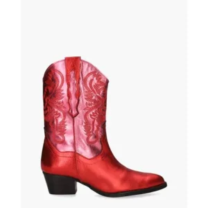 Dwrs Brady Metallic Rood/Roze Damesboots