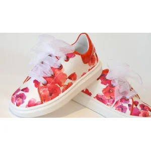 Zecchino d'Oro Sneaker F17-4700 Bloem Rood