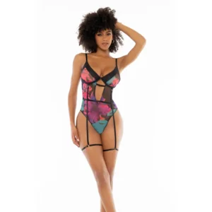 Mapalé Teddy Black Dream Flower Print
