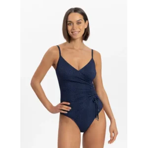 Cyell Solid Snake badpak in donkerblauw