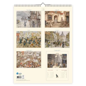 Kalender - 2024 - Groot - Anton Pieck - Herberg Old Queenshead - 33x44cm