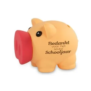 Spaarvarkentje - Bedankt schooljaar