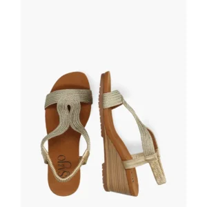 Lisa & Jo Zowi Goud Damessandalen