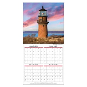 Kalender - 2026 - Vuurtorens - 30x30cm