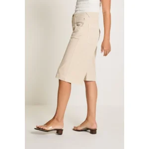 Para mi Jeans Short ( Jorts ): Nola Jorts, Sand, L19 ( PARA.412 )