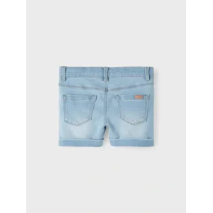 Name it Meisjeskleding Jeans Short Salli Slim Fit Light Blue