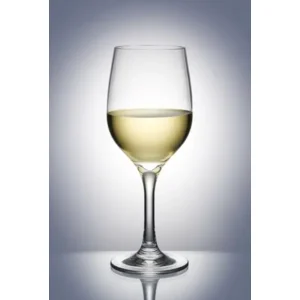 Onbreekbaar wijnglas op voet PREMIUM helder transparant 1 stuk 28cl