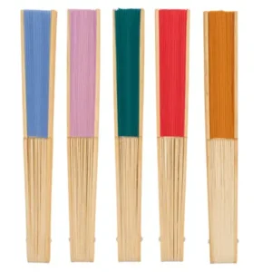 Spaanse waaier - Bamboe - 21cm - 1st. - Willekeurig geleverd
