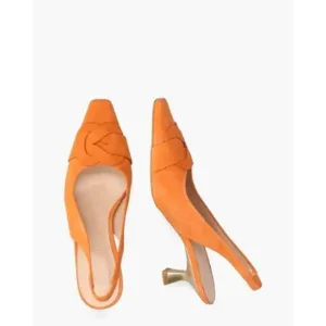 Zinda 1835 Oranje Dames Slingbackpumps