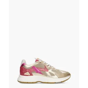 Floris Van Bommel Daysi 05.03 Beige/Multicolor Damessneakers