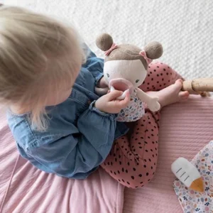 Pop - Babypop - Rosa - Complete set - Met draagwiegje - Little Dutch