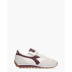 Diadora Sport Rally Indoor Wit/Bordeaux Damessneakers