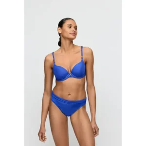 Marie Jo Emly voorgevormde bikini in blauw met omslagslip