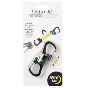 Nite Ize SlideLock 360 ° Magnetisch Locking karabijnhaak Olive MSBL-08-R7