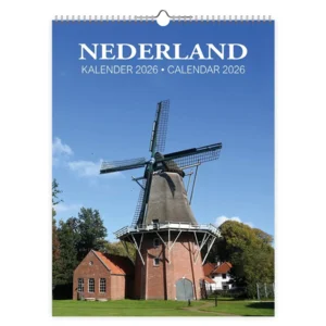 Maand kalender - 2026 - Nederland - 33x44cm