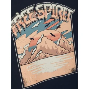 Name-it Meisjes Tshirt VIX "Freespirit" Dark Sapphire