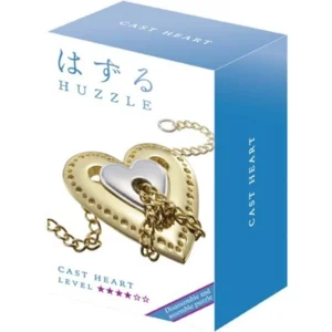 IQ-puzzel - Heart - Metaal - Niveau 4