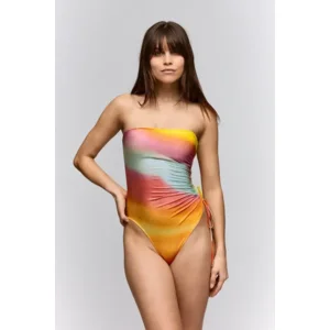 Sarda Kim strapless badpak in multicolor