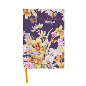 Zak agenda - 2024 - Janneke Brinkman - Orchidee - 8.3x11.5cm