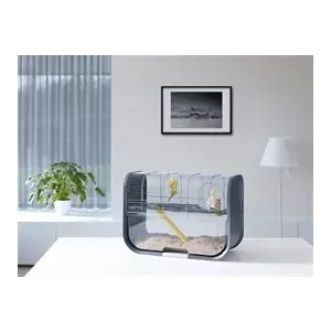 Savic Hamsterkooi Geneva Antraciet / Zilver 60 x 29 x 44 cm