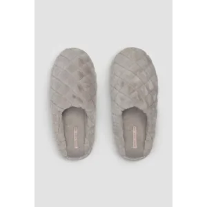 Ysabel Mora pantoffels in lichtgrijs