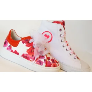 Zecchino d'Oro Sneaker F17-4700 Bloem Rood