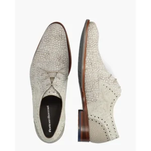 Floris Van Bommel De Stapper 39.65 Grijs/Beige Heren Veterschoenen