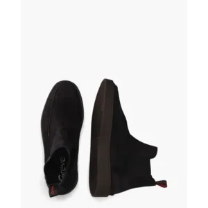 Greve Wave Zwart Heren Chelseaboots